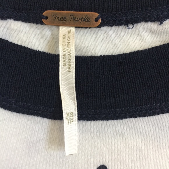 Free People women’s band T-shirt size XS - Picture 4 of 8